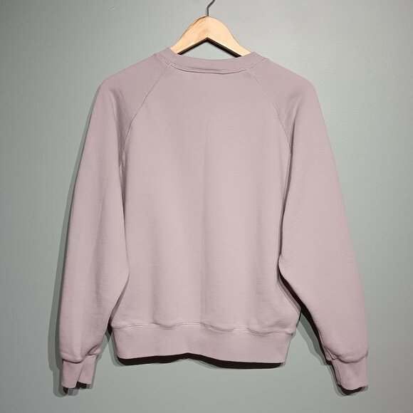 Oversized H&M. Pastel Purple Raglan Crewneck Sweatshirt (Men's Size Medium) - Picture 3 of 5